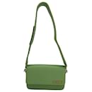 Jacquemus Le Carinu Shoulder Bag in Green Leather