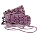 BOTTEGA VENETA Pouch Velor Outlet Pink Auth bs17359 - Autre Marque