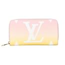 Louis Vuitton Pink Monogram Giant By The Pool Zippy Wallet