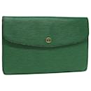 LOUIS VUITTON Epi Montaigne 27 Bolsa Clutch Verde M52654 LV Auth ep5317 - Louis Vuitton
