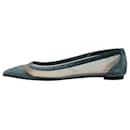 Blue suede and mesh flats - size EU 36 - Christian Louboutin