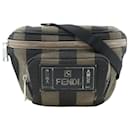 Fendi Pecan Stripe Waist Bag