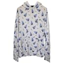 Polo Ralph Lauren Boat Print Hoodie in White Cotton