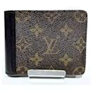 Louis Vuitton Monogram Macassar Portefeuille Gaspar Bi-fold Wallet