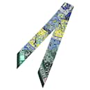 Hermes Twilly Scarf Muffler Au Pays Des Oiseaux Fleurs - Hermès