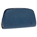 LOUIS VUITTON Epi Dauphine PM Pouch Blue M48445 LV Auth bs17810 - Louis Vuitton