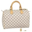 LOUIS VUITTON Damier Azur Speedy 30 Hand Bag N41533 LV Auth 88905A - Louis Vuitton