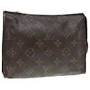 LOUIS VUITTON Monogram Poche Toilette 19 Pouch M47544 LV Auth hk1592 - Louis Vuitton