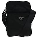 PRADA Shoulder Bag Nylon Black Auth ki4915 - Prada