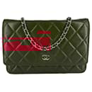 CHANEL Wallet on Chain WOC caviar - Chanel