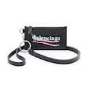 Balenciaga Black Leather Coin Purse