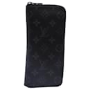 LOUIS VUITTON Monogram Eclipse Zippy Wallet Vertical Wallet M62295 Auth 89056 - Louis Vuitton