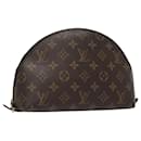 LOUIS VUITTON Trousse Demi Ronde Monograma Pouch Cosmético M47520 LV Auth 90331 - Louis Vuitton