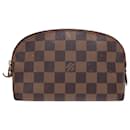 LOUIS VUITTON Damier Ebene Pochette Cosmetic PM Pouch N47516 LV Auth 90364 - Louis Vuitton