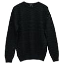 APC Jacquard Tonal Sweater in Grey Wool - Autre Marque