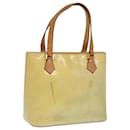 LOUIS VUITTON Monogram Vernis Houston Hand Bag Gris M91053 LV Auth tb1146 - Louis Vuitton