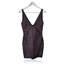 Around Me Brown Bandage Mini Sleeveless Dress Size M - Autre Marque
