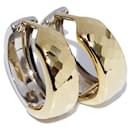 K18YG K18WG Hoop Earrings - Autre Marque