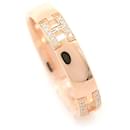 Hermes Diamond Ring Pink Gold H Logo - Hermès