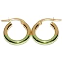K18YG Yellow Gold Hoop Earrings - Autre Marque