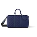 LV Keepall 35 leather blue - Louis Vuitton