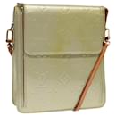 LOUIS VUITTON Monogram Vernis Motto Accessory Pouch Gris M91030 LV Auth tb1170 - Louis Vuitton