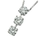 Platinum Diamond Necklace Pt850/Pt900 - Autre Marque