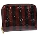 LOUIS VUITTON Vernis Rayure Zippy Coin Purse Amarante M91719 LV Auth 90162 - Louis Vuitton