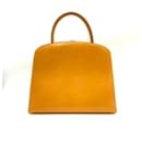 Hermes Dalvy MM Brown Leather Handbag - Hermès