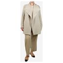 Neutral boiled wool jacket - size L - Autre Marque
