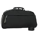 CHANEL Sports Line Boston Bag Nylon Black Silver CC Auth yb680 - Chanel