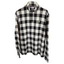 Polo Ralph Lauren Checked Double-Knit Quarter-Zip Pullover in Black Cotton