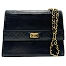 Chanel Black Lambskin Shoulder Bag