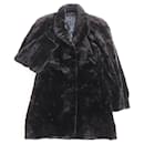 Mink Fur Coat Dark Brown F - Autre Marque