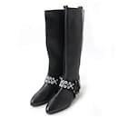 Louis Vuitton Rhapsody Leather Boots Black White - Autre Marque