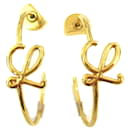 Loewe Gold Plated Earrings Jewelry - Autre Marque