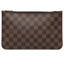 Pochete Neverfull Damier Ebene Marrom Louis Vuitton