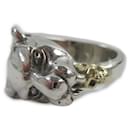 Gaboratory Lion Skull Ring SV925 18K Gold - Autre Marque