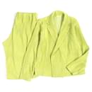 Issey Miyake Pleated Jacket & Pants Set - Autre Marque