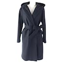 Blue Label Crestbridge Wool Nylon Hooded Check Coat - Autre Marque