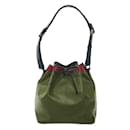 LOUIS VUITTON Petit Noe Epi Shoulder Bag M40678 Tricolore (Fig) Epi Leather (engraved LV logo) - Louis Vuitton