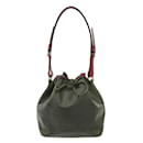 LOUIS VUITTON Petit Noe Epi Shoulder Bag M44147 Bicolor Leather (engraved LV logo) - Louis Vuitton