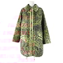 LEONARD FASHION Silk Polyester Leopard Coat Brown - Autre Marque