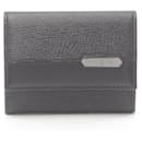 Bvlgari Black Leather Coin Purse - Bulgari