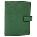 LOUIS VUITTON Epi Agenda MM Day Planner Cover Green R20044 LV Auth 89839 - Louis Vuitton