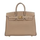 Hermes Birkin 25 Handbag in Togo Leather - Hermès
