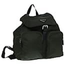PRADA Backpack Nylon Khaki Auth am6878 - Prada