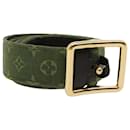 LOUIS VUITTON Cinto Mini Monograma 35,4" TST Khaki M6823W Auth yk15257 - Louis Vuitton