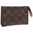 LOUIS VUITTON Monogram Poche Toilette 15 Pouch M47546 LV Auth 91901 - Louis Vuitton