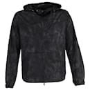 Valentino Hooded Butterfly Print Jacket in Black Polyester - Valentino Garavani